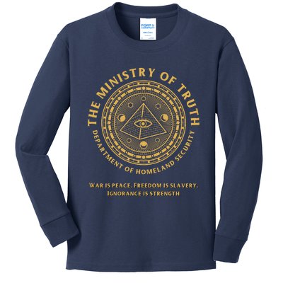 Ministry Of Truth Kids Long Sleeve Shirt