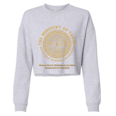 Ministry Of Truth Cropped Pullover Crew