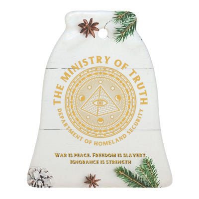 Ministry Of Truth Ceramic Bell Ornament