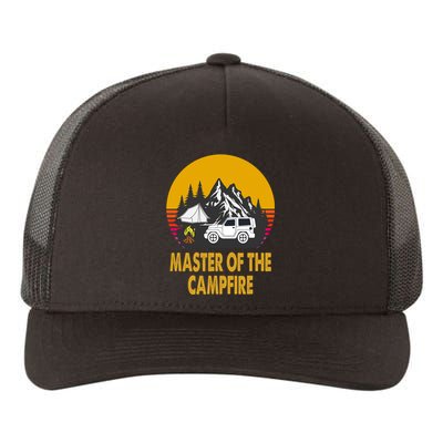 Master Of The Campfire Funny Camping Wilderness Lovers Gift Yupoong Adult 5-Panel Trucker Hat