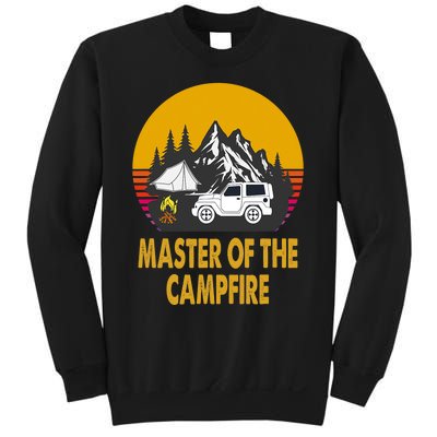 Master Of The Campfire Funny Camping Wilderness Lovers Gift Sweatshirt