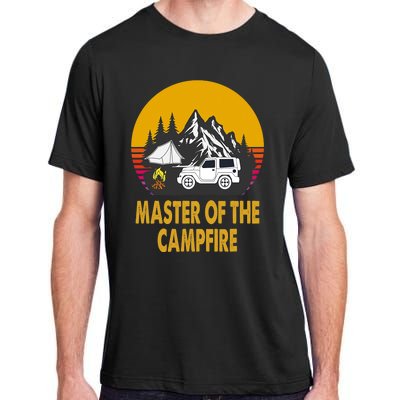 Master Of The Campfire Funny Camping Wilderness Lovers Gift Adult ChromaSoft Performance T-Shirt