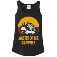 Master Of The Campfire Funny Camping Wilderness Lovers Gift Ladies Essential Tank