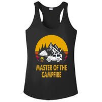 Master Of The Campfire Funny Camping Wilderness Lovers Gift Ladies PosiCharge Competitor Racerback Tank