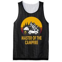 Master Of The Campfire Funny Camping Wilderness Lovers Gift Mesh Reversible Basketball Jersey Tank