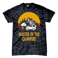 Master Of The Campfire Funny Camping Wilderness Lovers Gift Tie-Dye T-Shirt