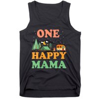 Mama Of The Happy Camper One Happy Mama Camping Tank Top