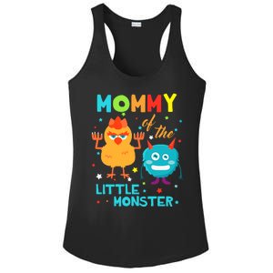 Mommy Of The Little Monster Birthday Family Monster Ladies PosiCharge Competitor Racerback Tank