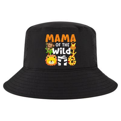 Mama of the Wild One Zoo Theme Bday Safari Jungle Animals Cool Comfort Performance Bucket Hat