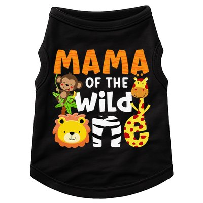Mama of the Wild One Zoo Theme Bday Safari Jungle Animals Doggie Tank