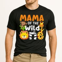 Mama of the Wild One Zoo Theme Bday Safari Jungle Animals Cooling Performance Crew T-Shirt