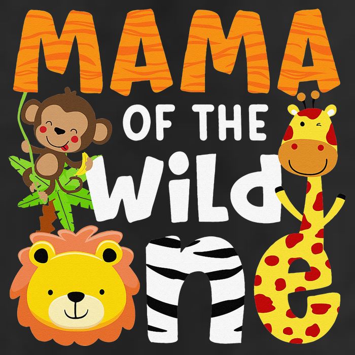 Mama of the Wild One Zoo Theme Bday Safari Jungle Animals Adult Drive Performance Visor