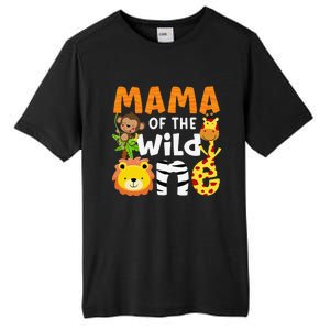 Mama of the Wild One Zoo Theme Bday Safari Jungle Animals Tall Fusion ChromaSoft Performance T-Shirt