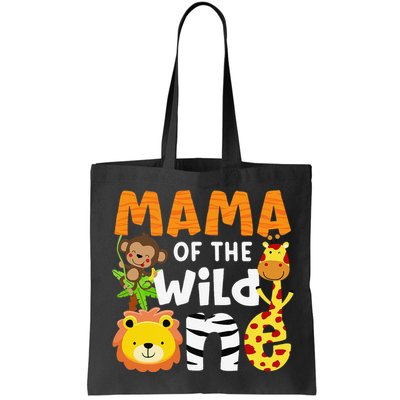Mama of the Wild One Zoo Theme Bday Safari Jungle Animals Bag