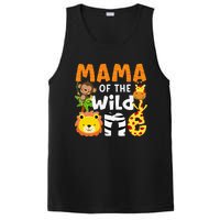 Mama of the Wild One Zoo Theme Bday Safari Jungle Animals PosiCharge Competitor Tank