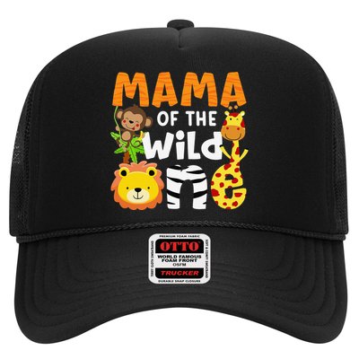 Mama of the Wild One Zoo Theme Bday Safari Jungle Animals Trucker Hat