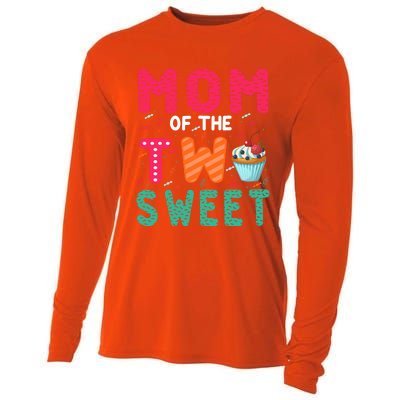 Mom Of The Two Sweet Proud Mother Mothers Day Gift Cooling Performance Long Sleeve Crew