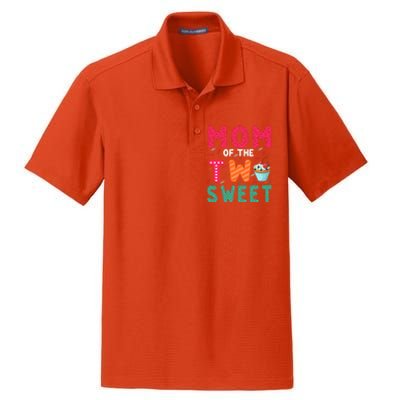 Mom Of The Two Sweet Proud Mother Mothers Day Gift Dry Zone Grid Polo