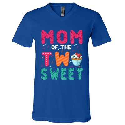 Mom Of The Two Sweet Proud Mother Mothers Day Gift V-Neck T-Shirt