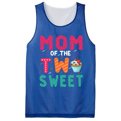 Mom Of The Two Sweet Proud Mother Mothers Day Gift Mesh Reversible Basketball Jersey Tank