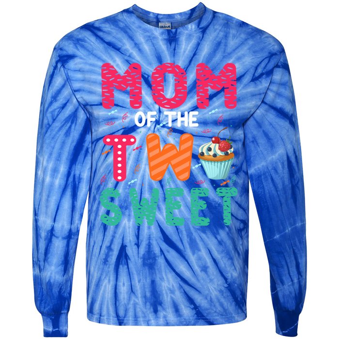 Mom Of The Two Sweet Proud Mother Mothers Day Gift Tie-Dye Long Sleeve Shirt