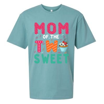 Mom Of The Two Sweet Proud Mother Mothers Day Gift Sueded Cloud Jersey T-Shirt