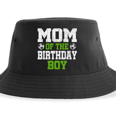 Mom Of The Birthday Boy Soccer Player Sustainable Bucket Hat