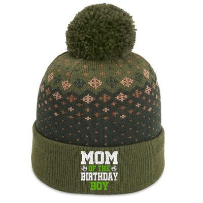 Mom Of The Birthday Boy Soccer Player The Baniff Cuffed Pom Beanie