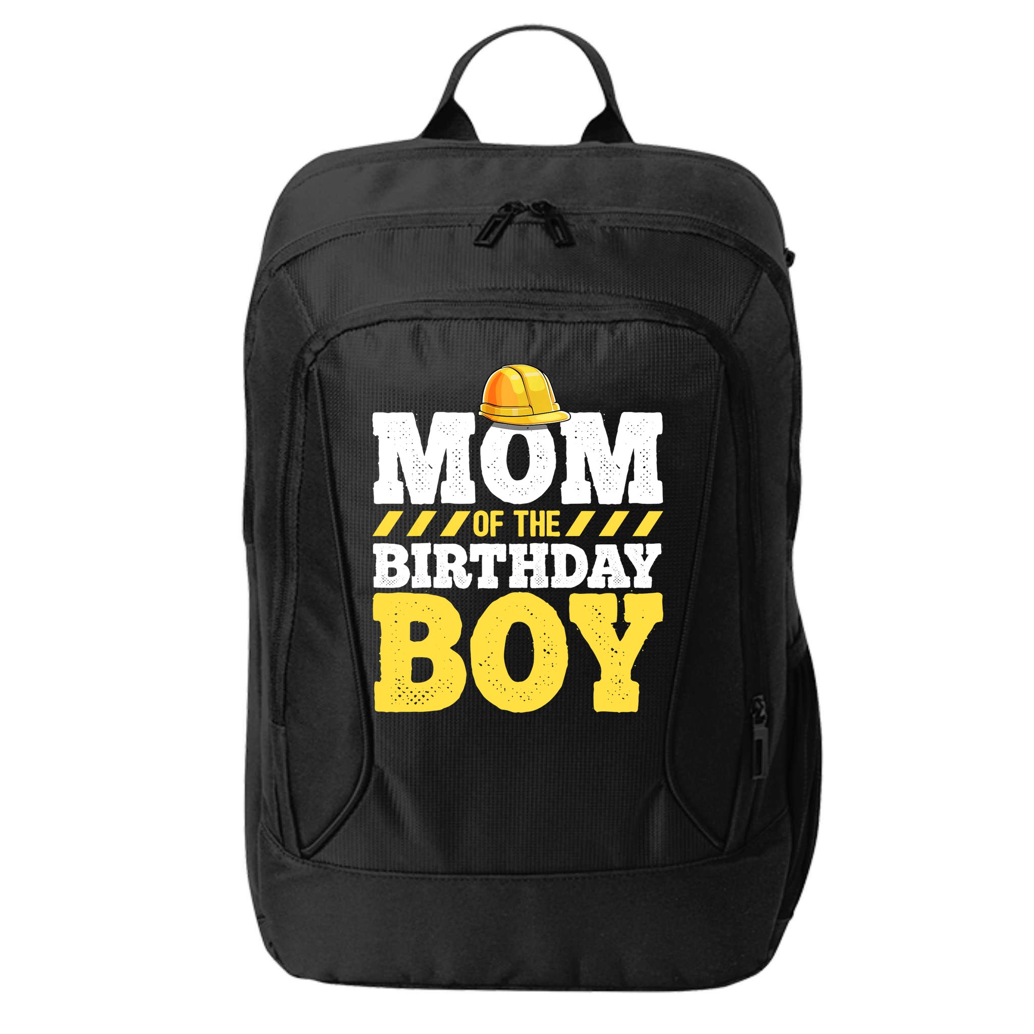 Mom of the Birthday Boy Construction Birthday Party Hat Gift City Backpack