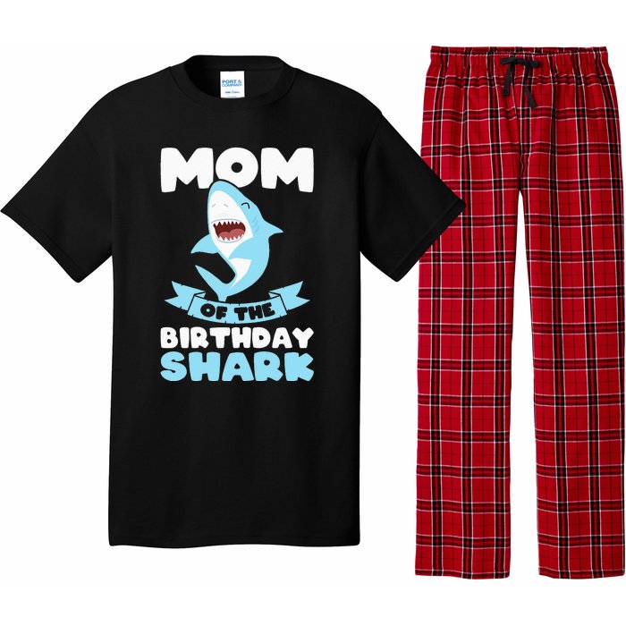 Mom of the Birthday Shark Birthday Pajama Set