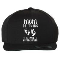 Mom Of Twins Classic Overachiever Mothers Day Twin Parents Wool Snapback Cap