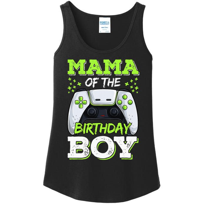 Mom of the Birthday  Matching Video Gamer Party Ladies Essential Tank