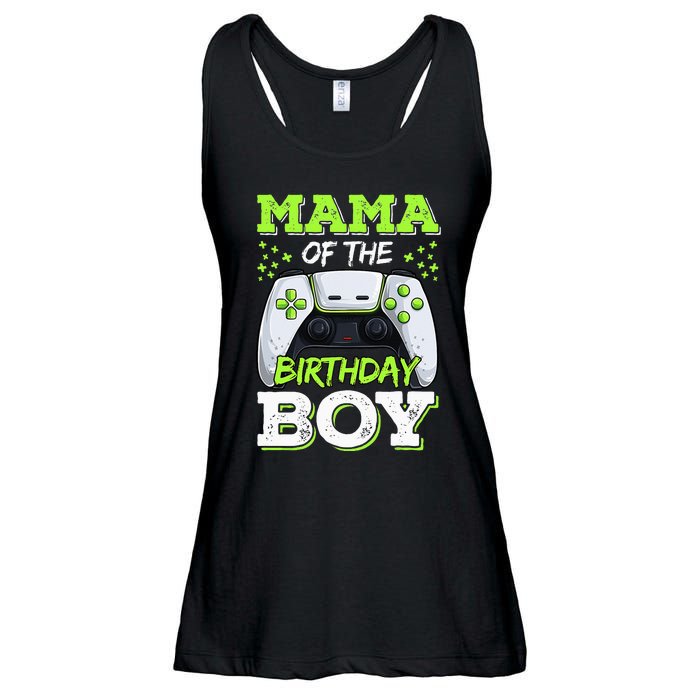 Mom of the Birthday  Matching Video Gamer Party Ladies Essential Flowy Tank