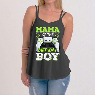 Mom of the Birthday  Matching Video Gamer Party Women's Strappy Tank