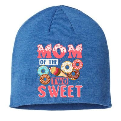 Mom Of The Two Sweet Proud Mother Mothers Day Gift Sustainable Beanie