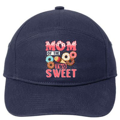 Mom Of The Two Sweet Proud Mother Mothers Day Gift 7-Panel Snapback Hat