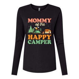 Mommy Of The Happy Camper Gift 1st Bday Camping Trip Gift Womens Cotton Relaxed Long Sleeve T-Shirt