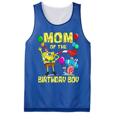 Mommy of the Birthday Theme Party Mesh Reversible Basketball Jersey Tank