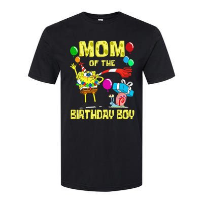 Mommy of the Birthday Theme Party Softstyle® CVC T-Shirt