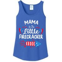 Mama Of The Little Firecracker 4th Of July Birthday Party Gift Ladies Essential Tank