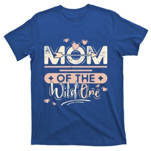 Mom Of The Wild One Heart Mommy Life For Mama Or Grandma Gift T-Shirt