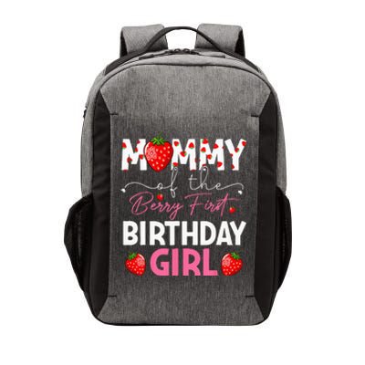 Mommy Of The Berry First Birthday Gifts Girl Strawberry Vector Backpack