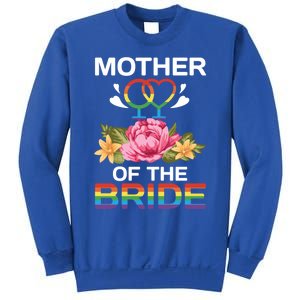 Mother Of The Bride Flower Gay Lesbian Wedding Lgbt Same Sex Gift Sweatshirt