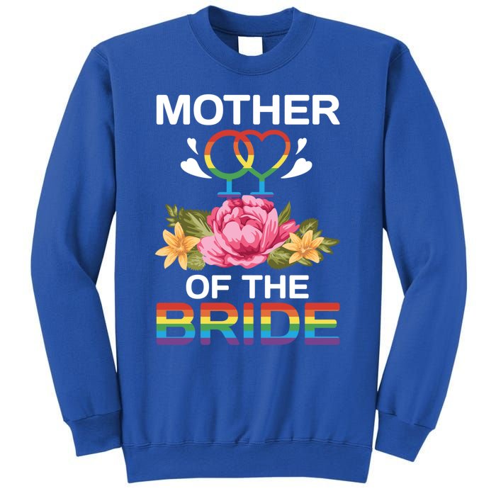 Mother Of The Bride Flower Gay Lesbian Wedding Lgbt Same Sex Gift Sweatshirt