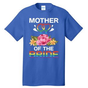 Mother Of The Bride Flower Gay Lesbian Wedding Lgbt Same Sex Gift Tall T-Shirt