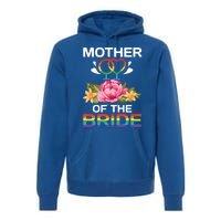 Mother Of The Bride Flower Gay Lesbian Wedding Lgbt Same Sex Gift Premium Hoodie