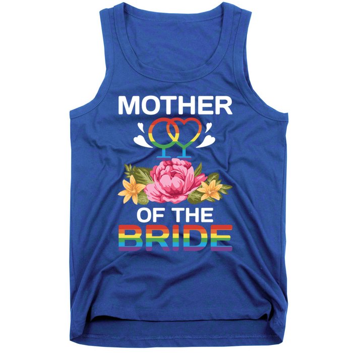 Mother Of The Bride Flower Gay Lesbian Wedding Lgbt Same Sex Gift Tank Top