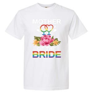 Mother Of The Bride Flower Gay Lesbian Wedding Lgbt Same Sex Gift Garment-Dyed Heavyweight T-Shirt