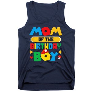 Mom Of The Birthday Boy Game Gaming Mom And Dad Family Tank Top