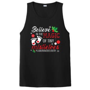 Magic Of Tiny Mistletoes Labor And Delivery Christmas PosiCharge Competitor Tank